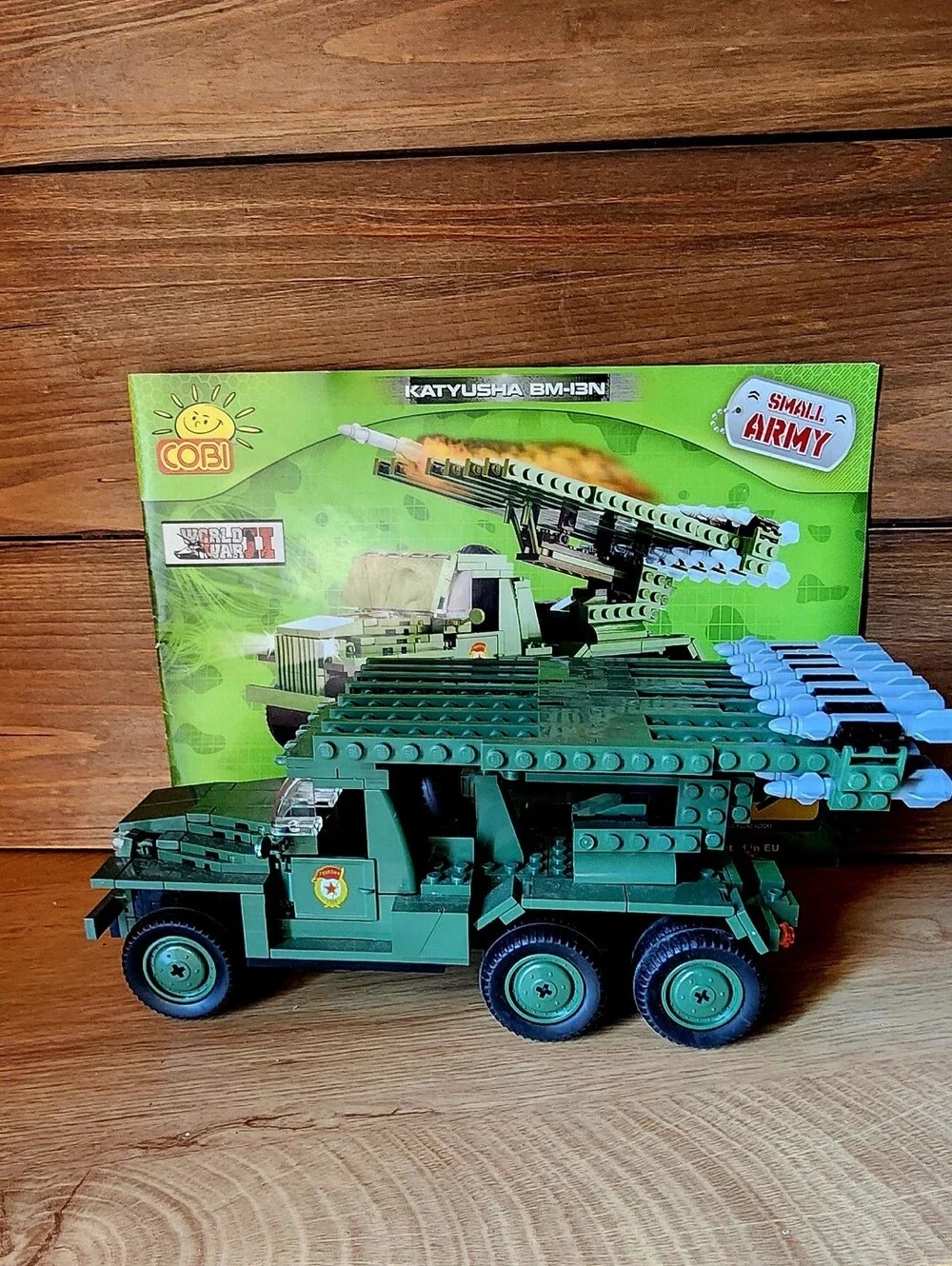 COBI WWII Katyusha BM-13N Rocket Launcher Brick Set - 100% Disassembled w/Manual